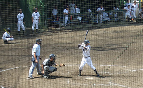 今回の大敗を糧に次の大会からはがんばります　1回戦都立杉並に0-10で大敗　平成22年東京都高校野球秋季大会ブロック予選