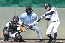 初戦　都立蒲田高校に勝利　春季東京都高等学校野球大会予選